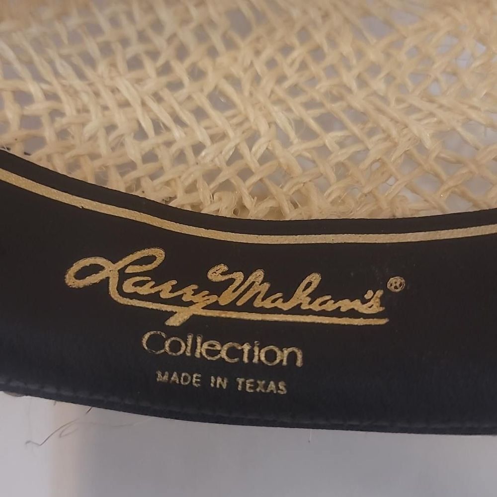 Larry mahan's collection straw hat size 7 1/4 - Picture 5 of 12
